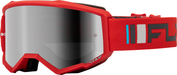 Escape Racing Zone Cross Glasses Red/Cinza - Espelho Prata/Vidro Colorido de Fumaça