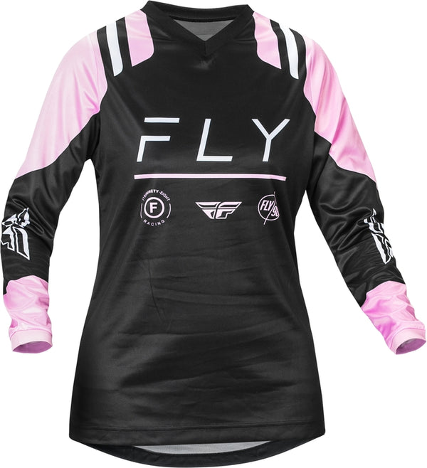Fly Racing F-16 Mulher Jersey-Black/Lavender 377-8212x