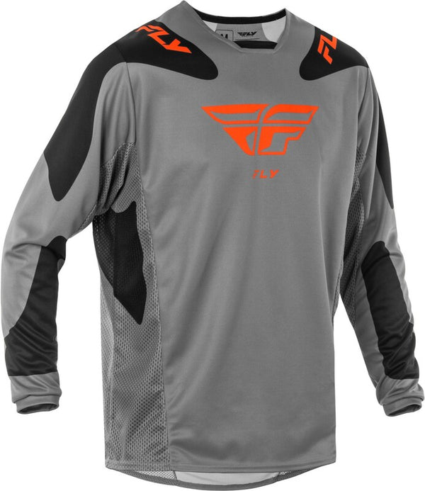 Fly Racing Kinetic Sym Jersey - cinza/laranja/preto 378-422L