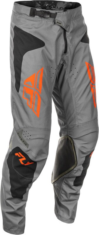Fly Racing Kinetic Sym calças - cinza/laranja/preto 378-43232
