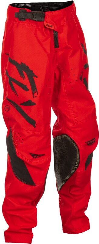 Fly Racing Kinetic Stoke calças juvenis - vermelho/preto 378-53724