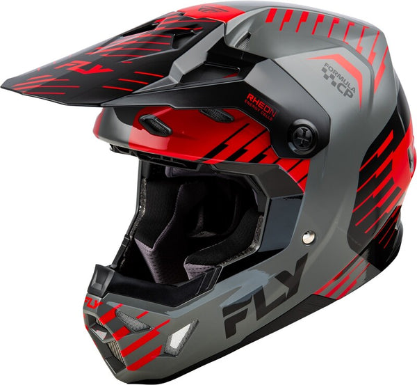 Fly Racing Formula CP Slice Helmet - Gray/Red/Black 73-0051m