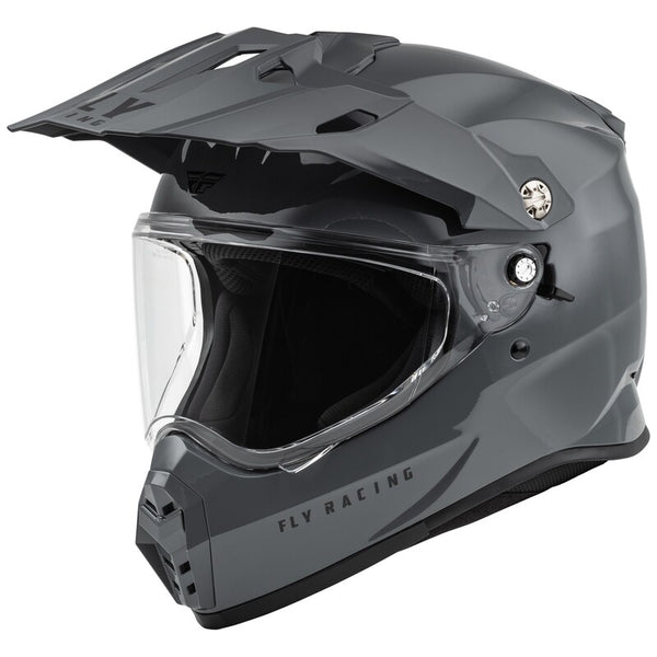 Fly Racing Trekker Solid Capacete - Gray 73-7035m