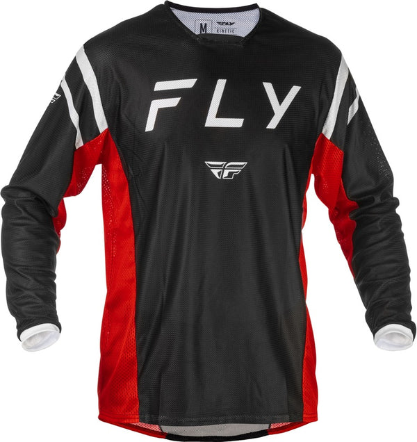 Fly Racing Kinetic Mesh Jersey - Black/Red 379-316s