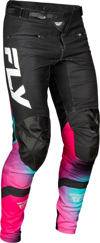 Fly Racing Rayce Bicycle Youth Pants - Fuschia/Black/Teal 378-06122