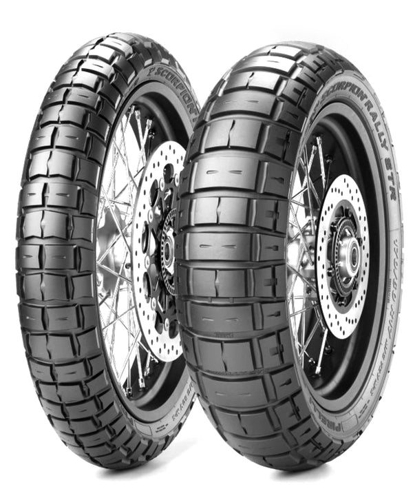 Pirelli pneu escorpion rally str (f) 110/80 r 19 m/c 59v tl m+s