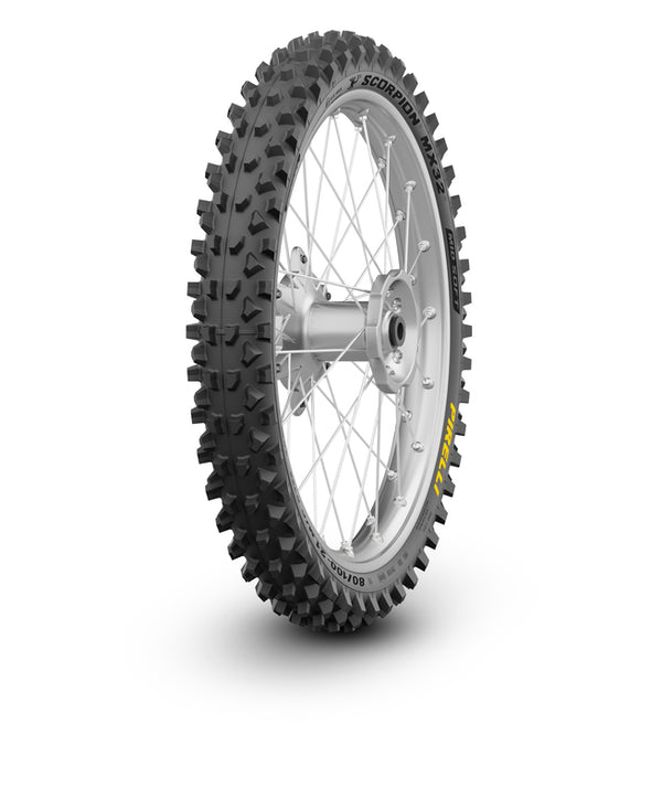 Pirelli pneu scorpion mx32 mid mole (f) 80/100-21 m/c 51m MST tt