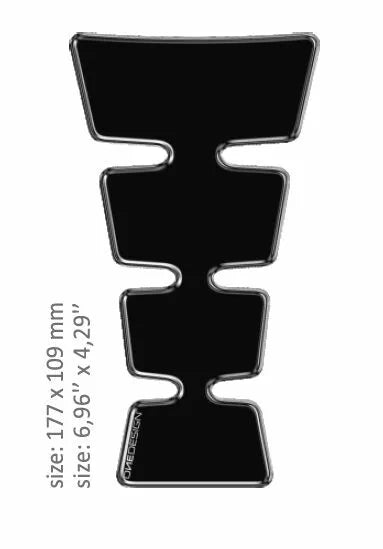 Onedesign Tank Pad Gold Shape Sepered CGMEDBKP