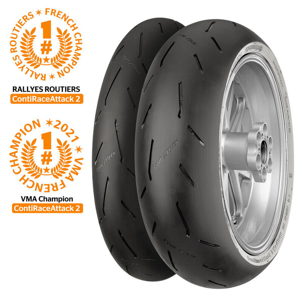 CONTINENTAL Tyre CONTIRACEATTACK 2 WITH 180/60 ZR 17 M/C 75W TL 