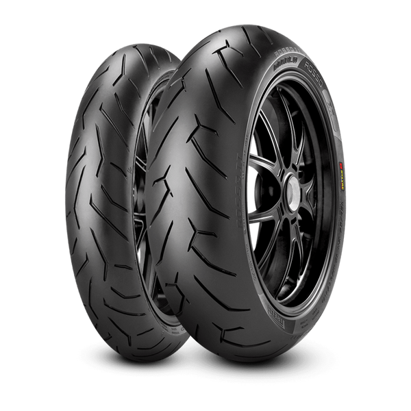 Pirelli pneu diablo rosso ii (f) (r) padrão 100/80 r 17 m/c 52h tl