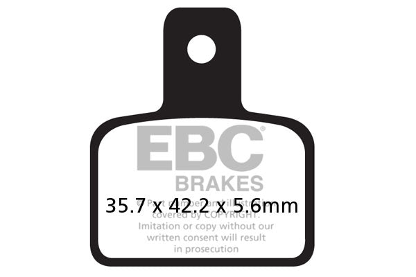 EBC BRAKE PAD FA looks organic FA495