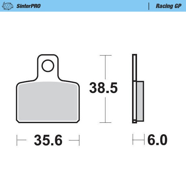 Moto-mestre de freio past Racing GP 099212