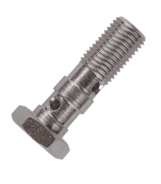 Goodridge Banjo Bolt DBL 3/8x24 BK 773-03BK