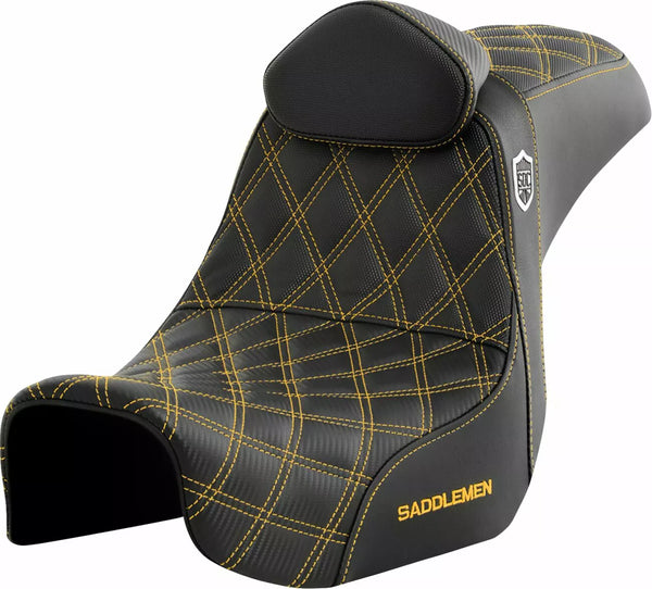 Saddlemen Seat SDC Perf Gripper com Br Gol SC80604GOLRT