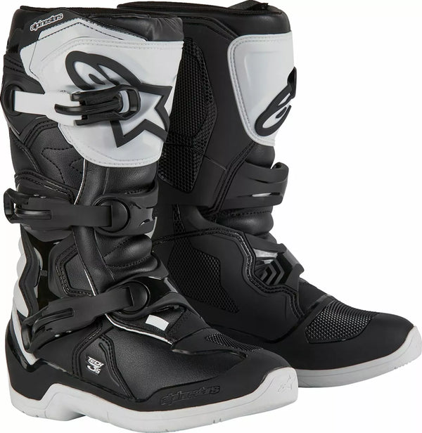 Alpinestars (MX) Tech3s Yth WHHT/BLK 4 2014024-21-4