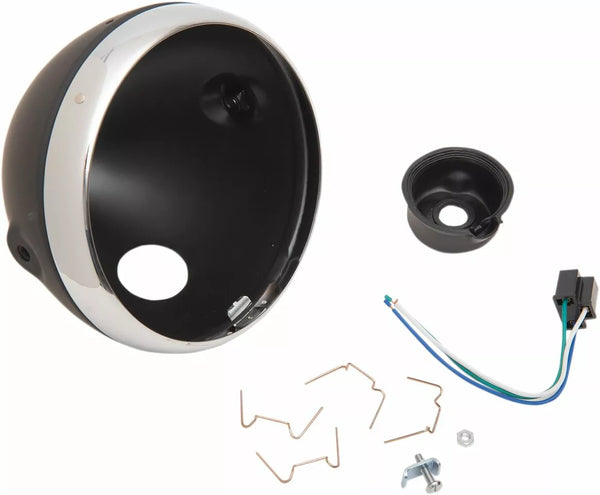 Emgo h/lâmpada Lucas 7 Shell Blk 66-65068