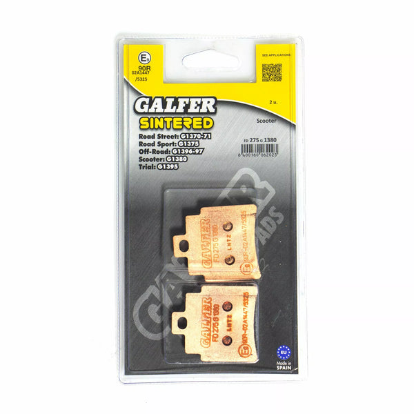 Galfer Brake Pad Sinterned Scooter FD275G1380
