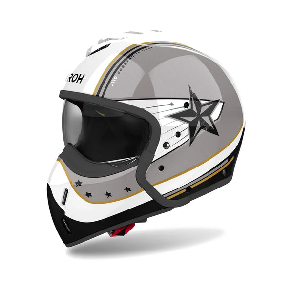 Airoh Open MC Helmet J110 Comando Gray