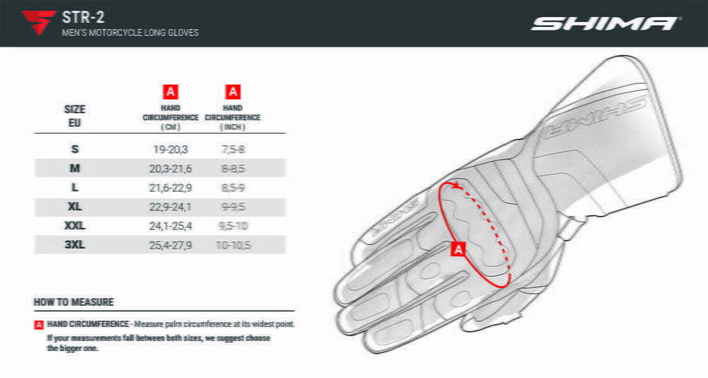 Luvas Shima Mc-Sport Str-2 White /Flu