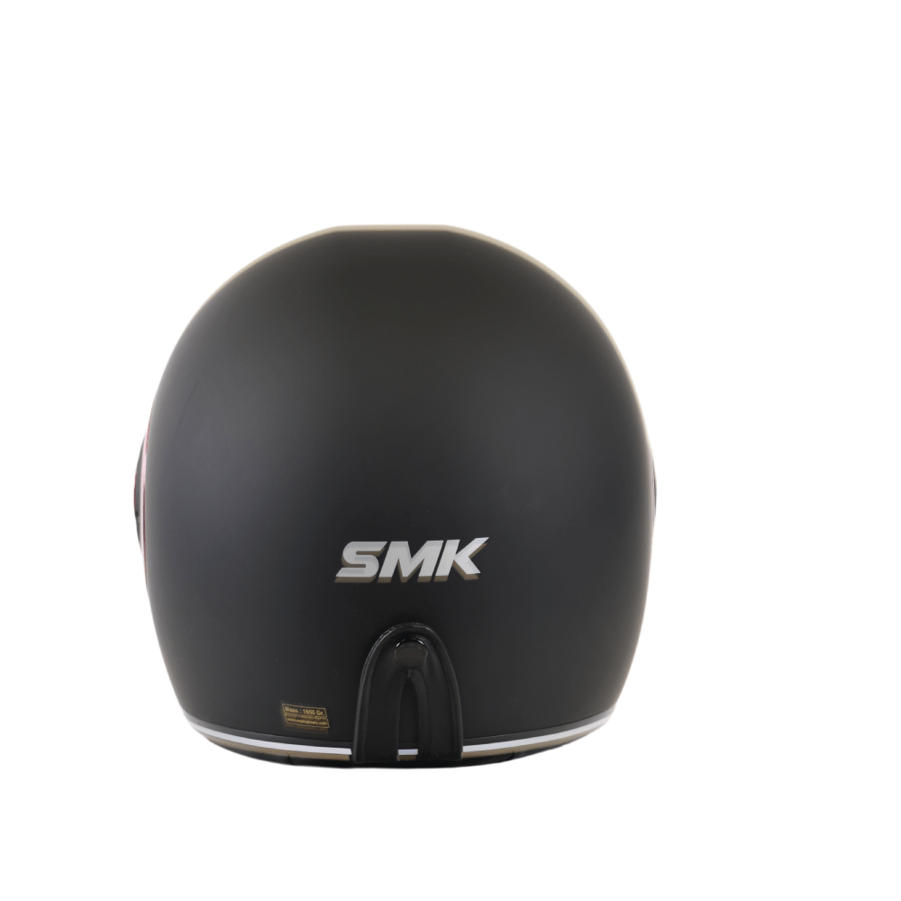 SMK Integral MC Capacete Retro preto /vermelho