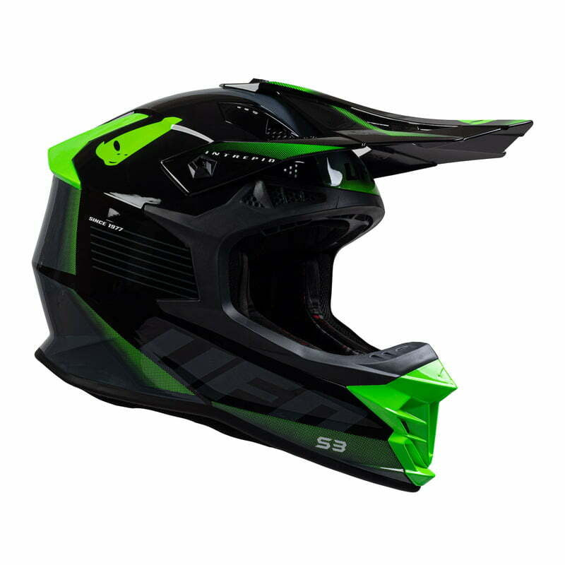 OVNI Cross MC Capacete MC Intrepid Black /Green