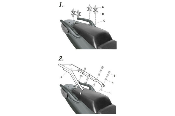 SHAD 3P SISTEMA SUPORTE (LADO) - HONDA CBF 500 (H0CB64SF)