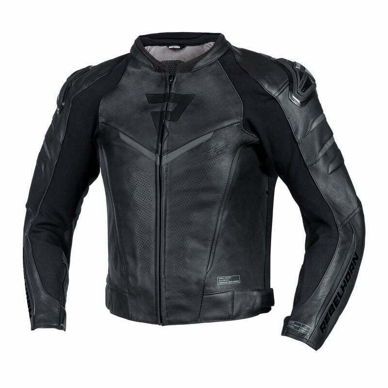 Rebelhorn Mc Leather Jacket Fighter Black