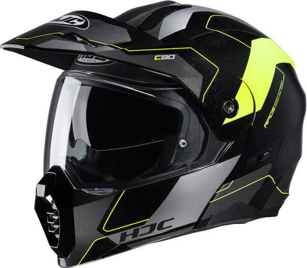 HJC Adventure MC Capacete C80 Rox Black /Flu