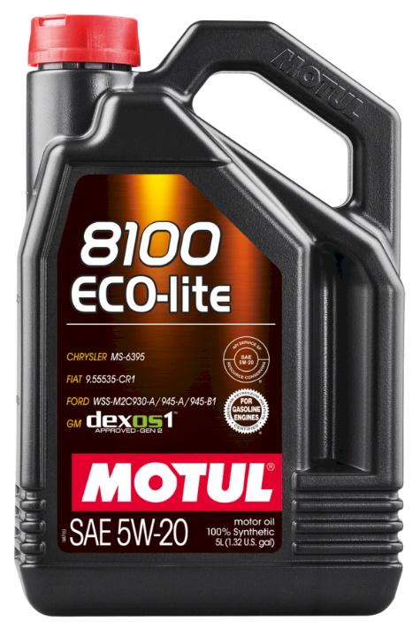 Motul 8100 ECO-LITE 5W20 5L (4 PCS/FACTER