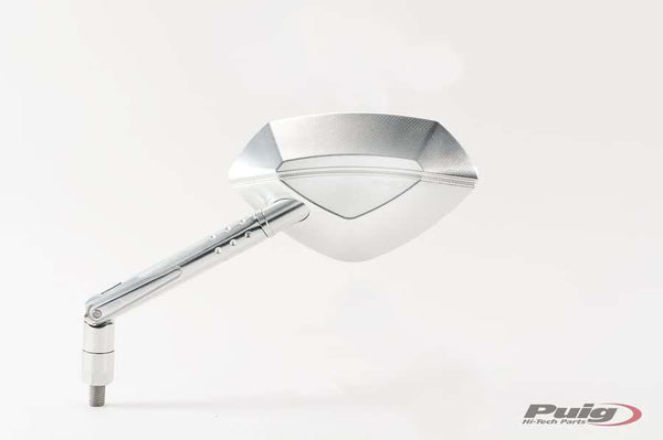 Espelho traseiro Hi-tech em alumínio s/esquerdo homologado (1pcs)