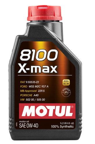 Motul 8100 x-max 0w40 1L (12pcs/papelão)