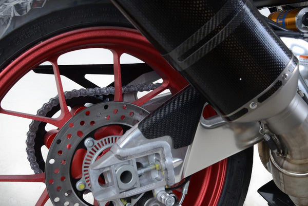 Guard de giro de fibra de carbono (lado direito), Aprilia RSV4 RR / RF 15- / RSV4 1100 Fábrica 19-20 / V4 Tuono [R] 15-