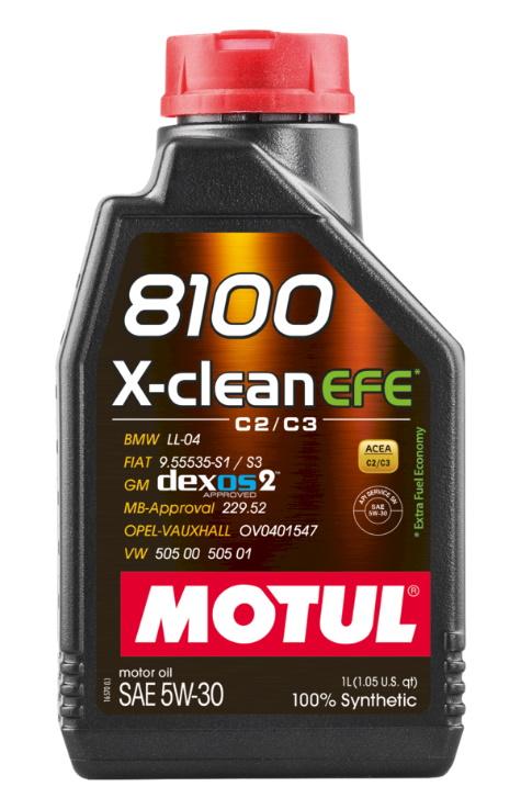 Motul 8100 x-limpo EFE 5W30 1L (12pcs/papelão)