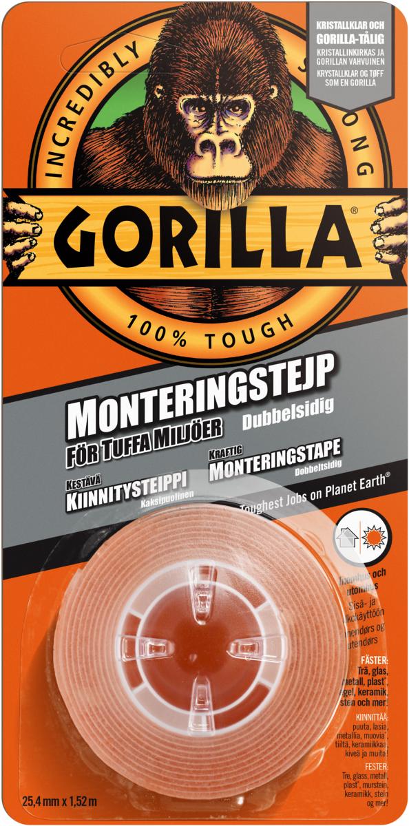 Fita de montagem de gorila 1,52mx25,4mm