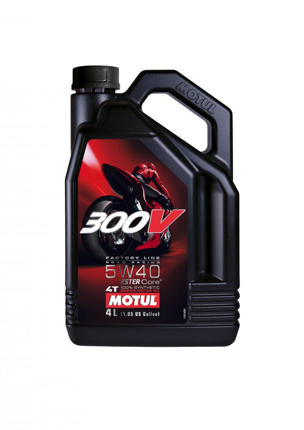 Motul 300v 4t Factory Line 5W-40 4 L (4 PCs/Cardboard)