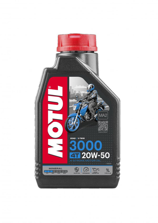 Motul 3000 4T 20W-50 1 L (12pcs/papelão)