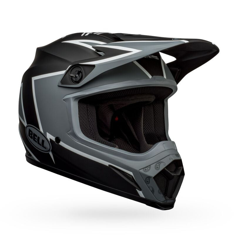 Bell Cross MC Helmet MX-9 MIPS Twitch preto /cinza /branco