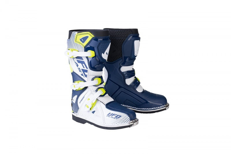 Crianças de OVNIs cruzam botas Typhoon White /Blue