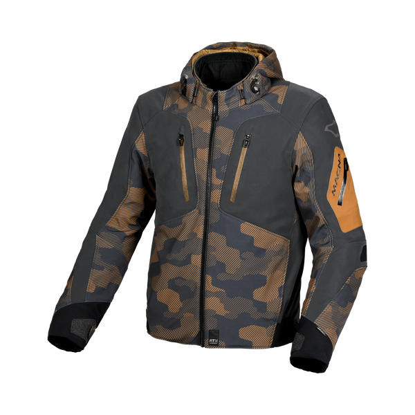 MacNA Softshell MC JACET ângulo Camo Brown