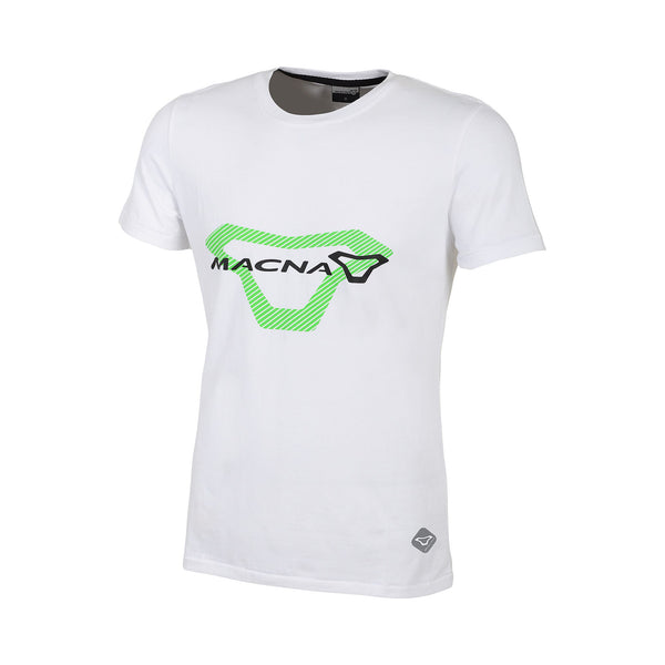 T-shirt macna, logotipo branco/verde/preto