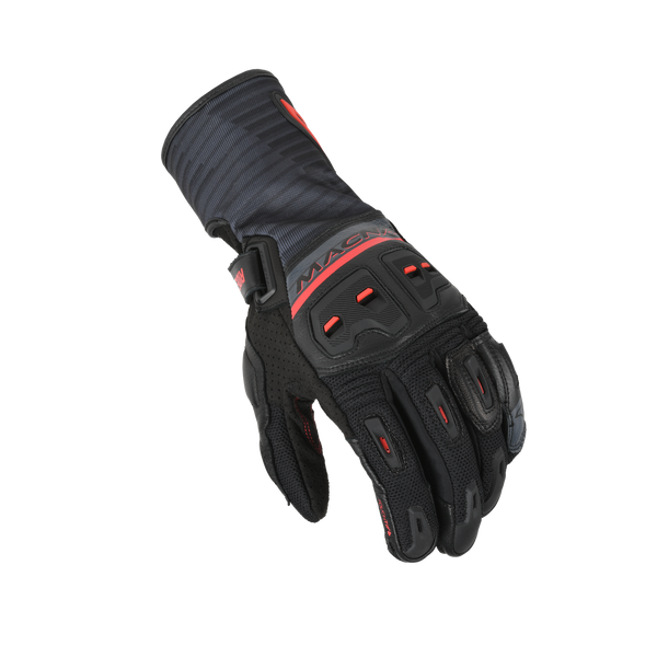 Luvas de motocicleta Macna, Shellar Black/Red