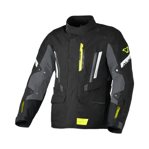 Macna laminated textile mc jacket ultimax 2.0 black /flu