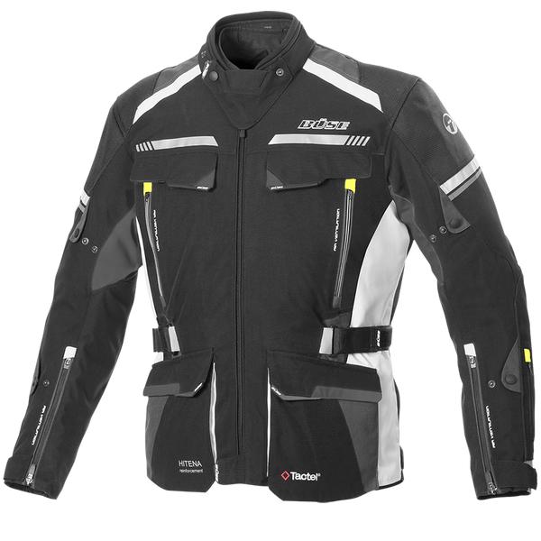 BÜSE Textile Mc-Jacket Highland II Black / Gray 