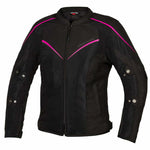 Rebelhorn Dam Textile Motorcycle Jacket Hiflow IV Black / Pink 