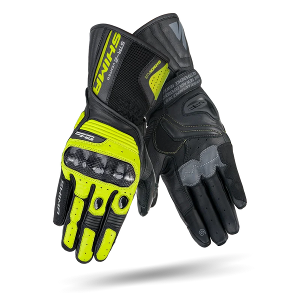 Shima MC-Sport Gloves Str-2 Vented Black /Flu