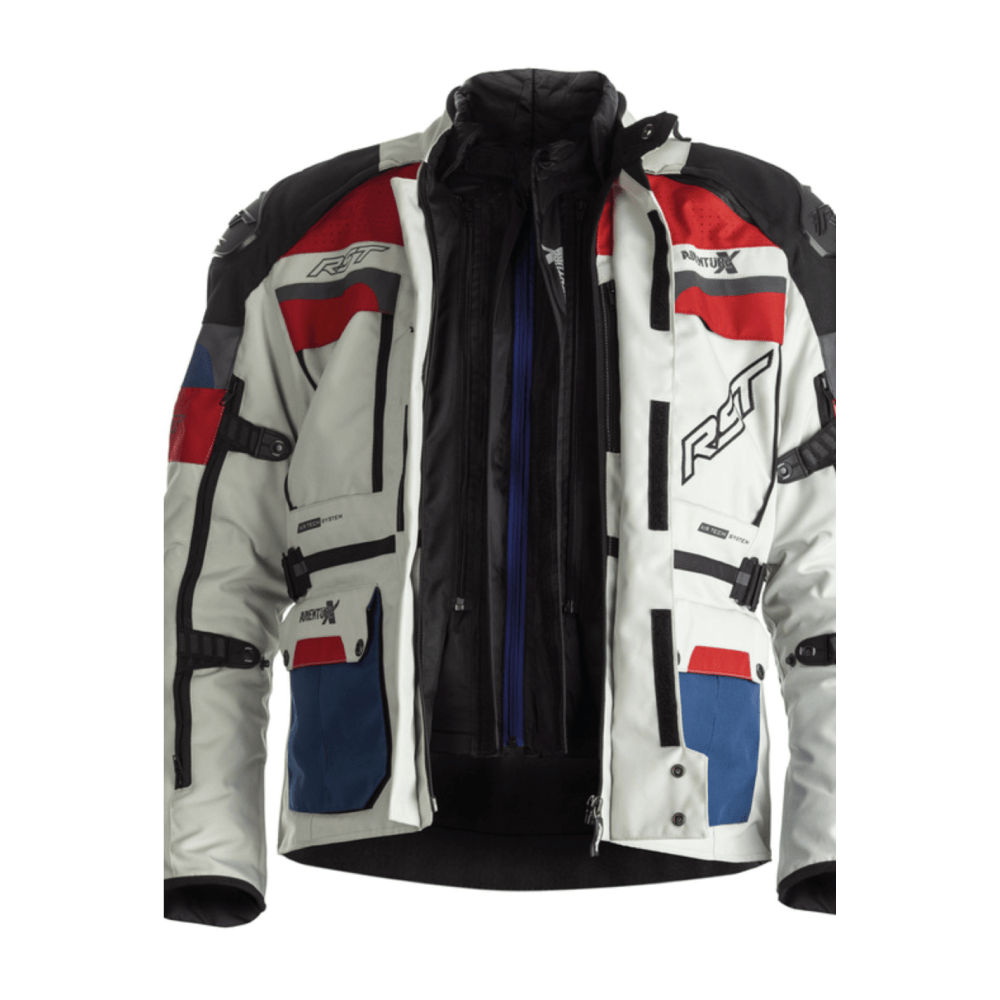 RST têxtil mc-jacket Adventure-x azul /vermelho