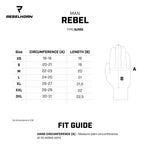 Rebelhorn Sport MC Gloves Rebel Black /Flu