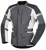 Ixs gore-tex® laminado têxtil mc jaqueta mestre-gtx 2.0 cinza