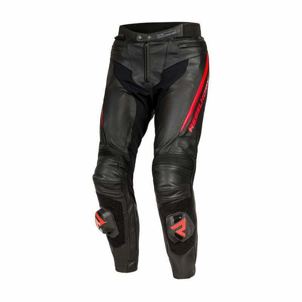 Rebelhorn Mc Leather Pants Fighter Black /Red