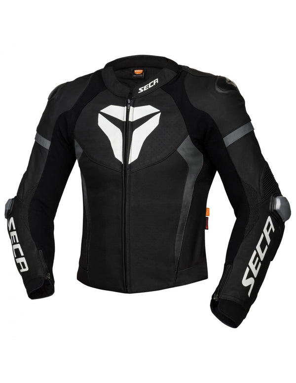Jaqueta de couro seca srs ii preto /branco